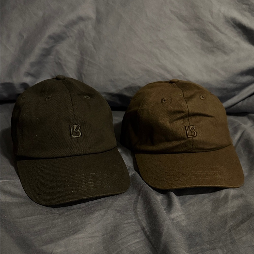 Buffbunny Black and Brown Baseball Caps